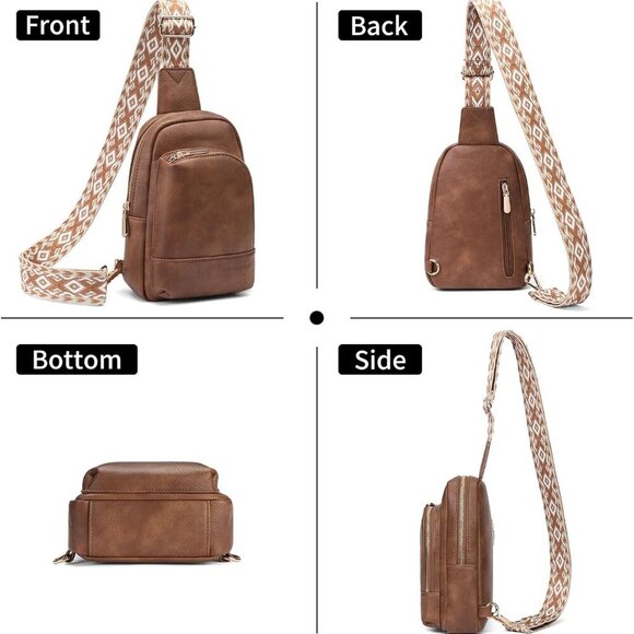 Versatile Women's Sling Bag - Lightweight Travel Companion with Adjustable Strap - Picture 2 of 6